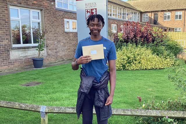 Berry Mwachilenga will shortly begin his A-levels in physics, maths and design technology.