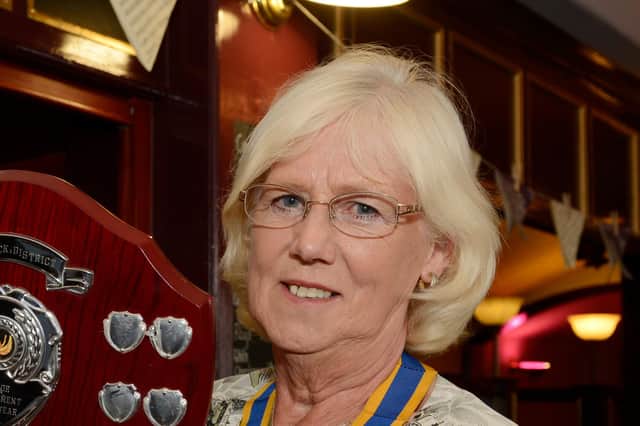 Jill Clark of Alnwick Rotary Club.