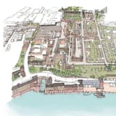 The North Shields master plan proposals which are due before Cabinet members.