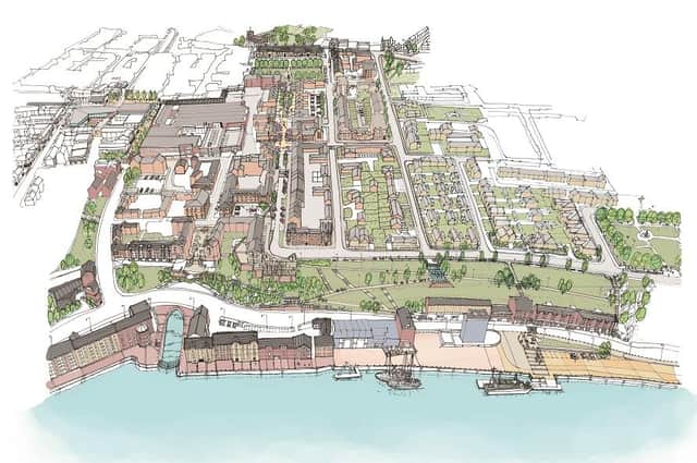 The North Shields master plan proposals which are due before Cabinet members.