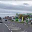 The incident happened at the BP Garage in Morpeth Road, Ashington. Image copyright Google Maps.