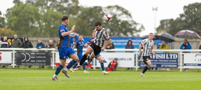 Ashington lost at a wet Cleethorpes on Saturday. Picture: Ian Brodie