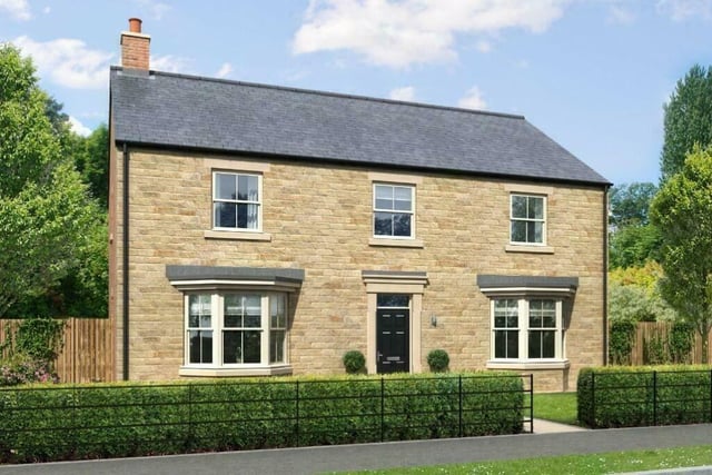 A new five-bedroom detached family home at Burgham Park Golf Club is being marketed by Cussins with a price of £745,950.