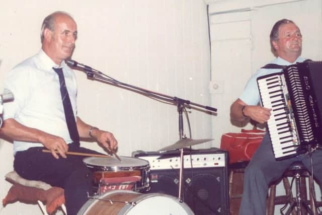 Neil Telfer in his drumming days.