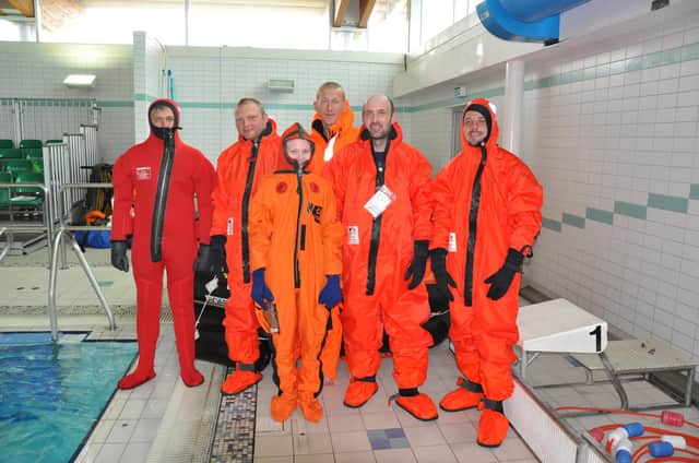Participants on the Anglo Scottish Seafish Training new entry course held in Amble.