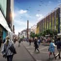 An image showing how Northumberland Street could look.