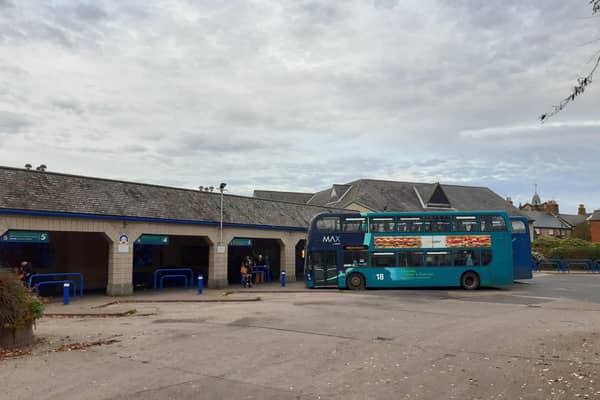 Alnwick bus station had been included in an original £804m bid for Government funding.