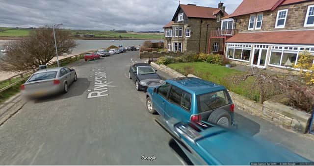 The accident happened in Riverside Road in Alnmouth, close to its junction with Argyle Street.