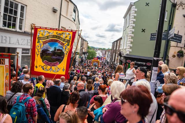 Packed streets at the last Gala to be held in Durham city in 2019.

Photograph: Rich Kenworthy
