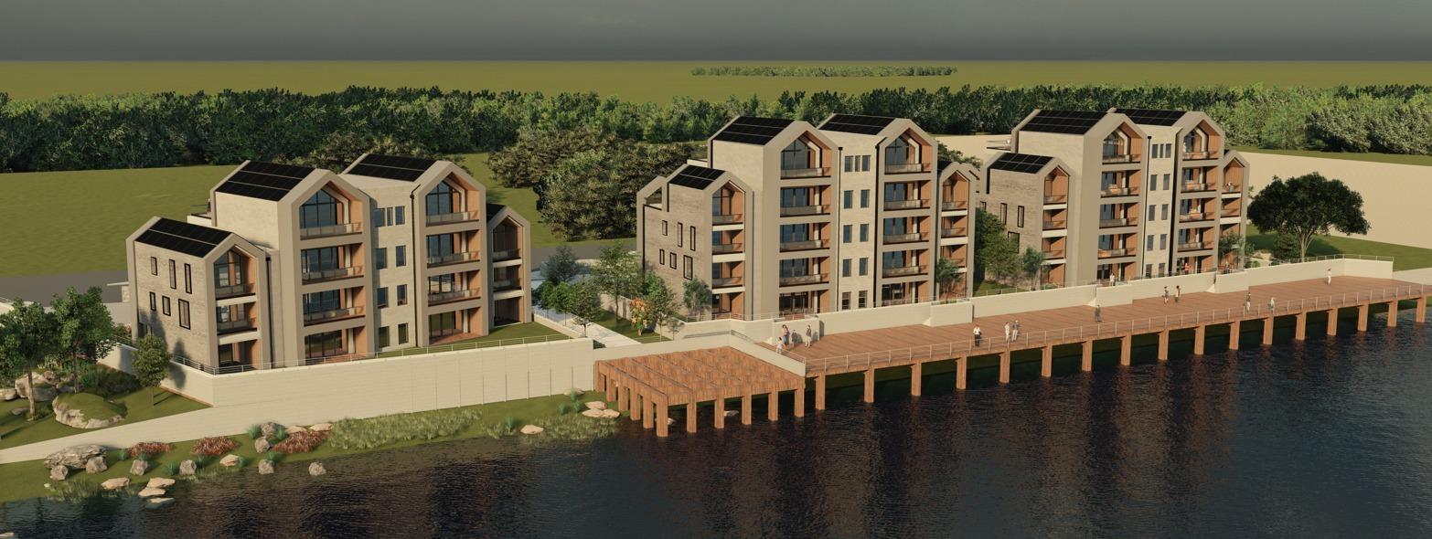 Work underway on redevelopment of former jetty into new homes in Berwick