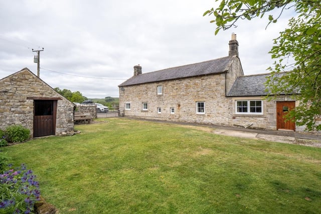 The farm buildings are located close to the farmhouse and comprise a range of mainly traditional buildings which have been beautifully restored, including a range of stables, a distinctive timber hay barn with slate roof, a workshop and a separate former byre