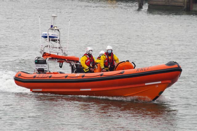 First run out for Blyth RNLI's new inshore lifeboat.