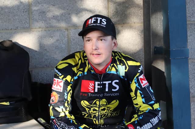 Jye Etheridge is hoping his rides for Berwick Bandits bring him to the attention of a Premier League team. Picture: Keith Hamblin.
