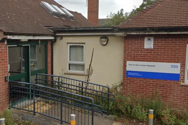 The former One to One NHS Medical Centre on Gas House Lane in Morpeth.