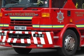 Northumberland Fire and Rescue Service tackled a blaze in the Simonside Hills area.