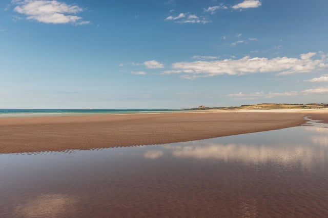 Secluded Ross Back Sands, between Bamburgh and Holy Island, is rated number 4. It gets a 5/5 rating based on 229 reviews.