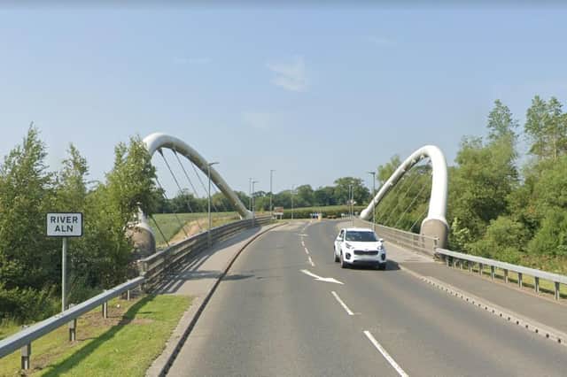 The bridge on the A1068 at Lesbury is among those included in the project.