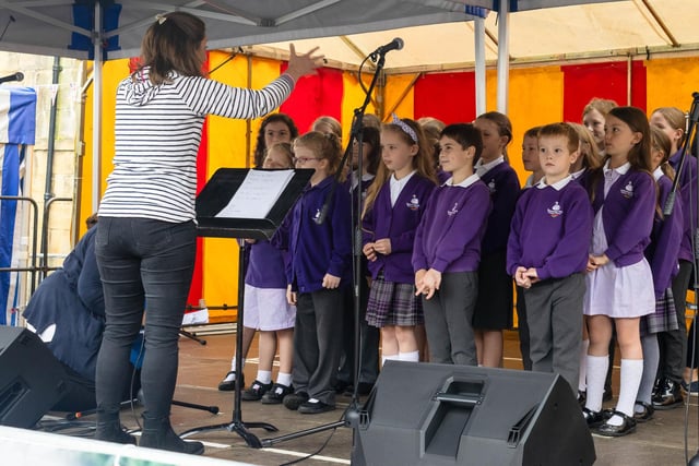 Swansfield Park Primary School choir.