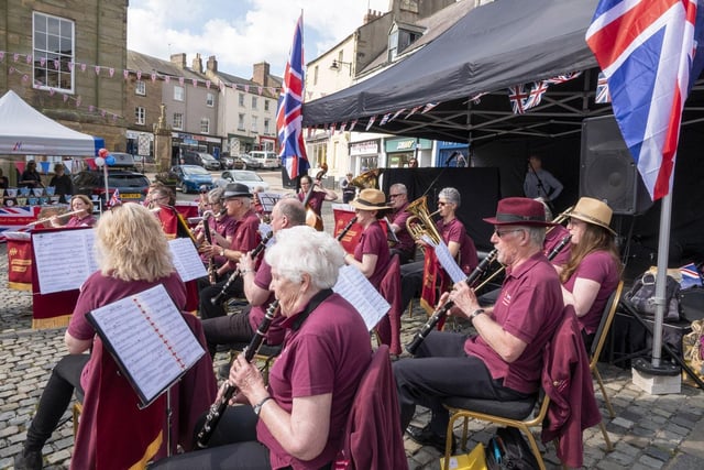Alnwick Playhouse Band in action.