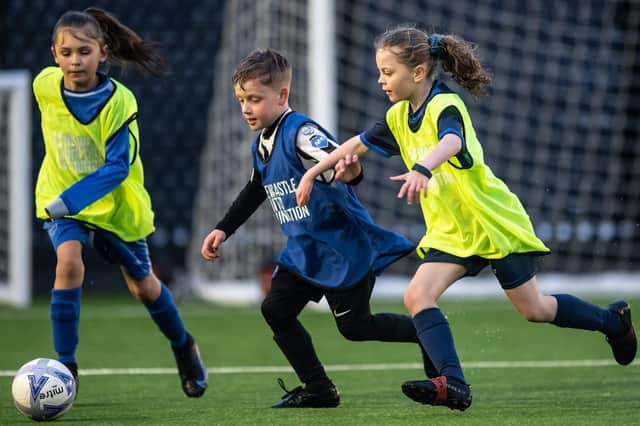 Premier League Kicks sessions in Berwick have received a grant from the Bernicia housing association. Picture courtesy of Newcastle United Foundation.