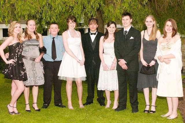 Coquet High School students before their 2007 prom.