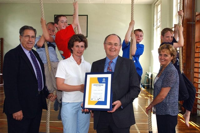 Lindisfarne Middle School was awarded a Sportsmark accreditation by Sport England. Alan Beith MP did the honours in July 2003.