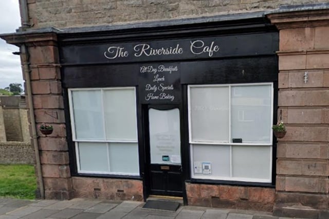 The Riverside Cafe in Tweedmouth is in third place.