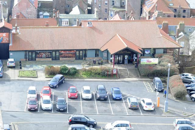 An aerial view of The Maltings in Berwick.