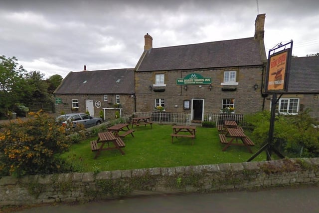 The Horseshoes Inn at Rennington is in fifth place.