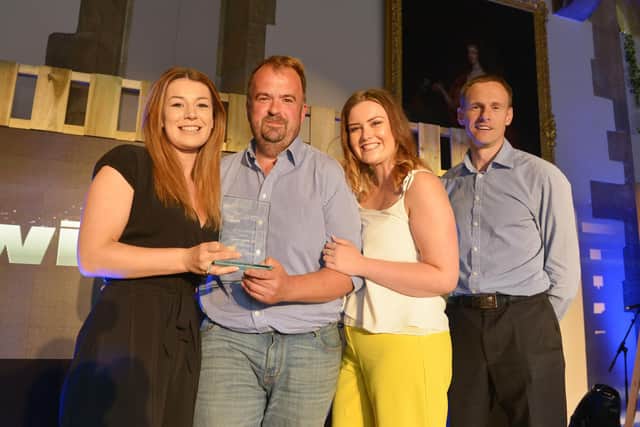 The team from The Potted Lobster in Bamburgh were presented with the Taste Award by Richard Garland of George F White at the Northumberland Tourism Awards in 2017.
Picture by Jane Coltman