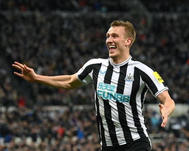 Blyth's own Dan Burn was the hero as Newcastle United defeated Leicester City (Photo by Stu Forster/Getty Images)