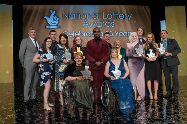 The winners at the previous National Lottery Awards. Picture: Neil Genower.