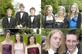 Students at the Duchess's Community High School prom in Alnwick in 2007.