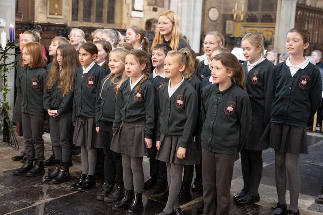 St Paul's RC Primary School choir.