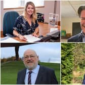 The Police and Crime Commissioner candidates (clockwise from top left): Kim McGuinness, Duncan Crute, Dr Julian Kilburn, and Peter Maughan.