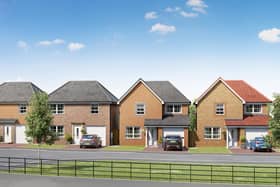 An artist impression of the Barratt Homes development coming to Cramlington.