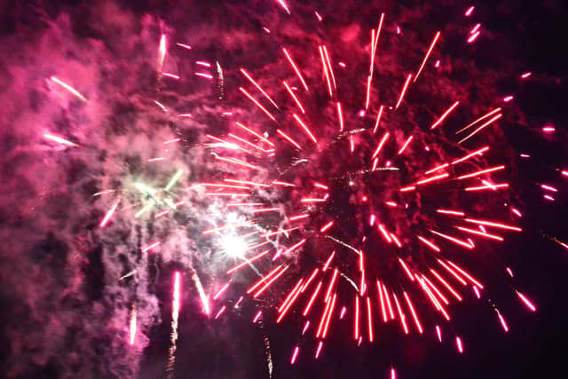 Alnwick fireworks display.