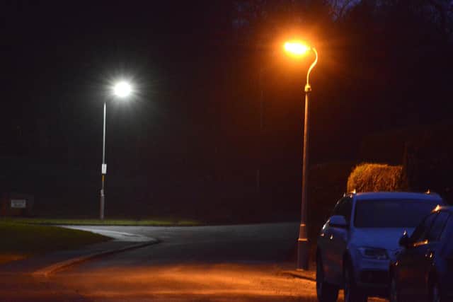 Northumberland street lights. File image