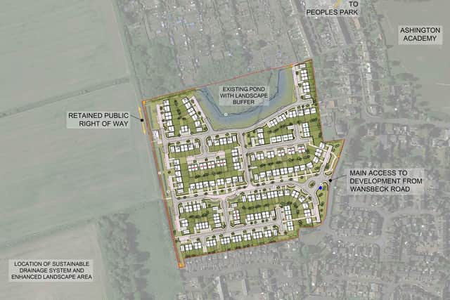 The proposal was for up to 186 homes. (Photo by The Banks Group)
