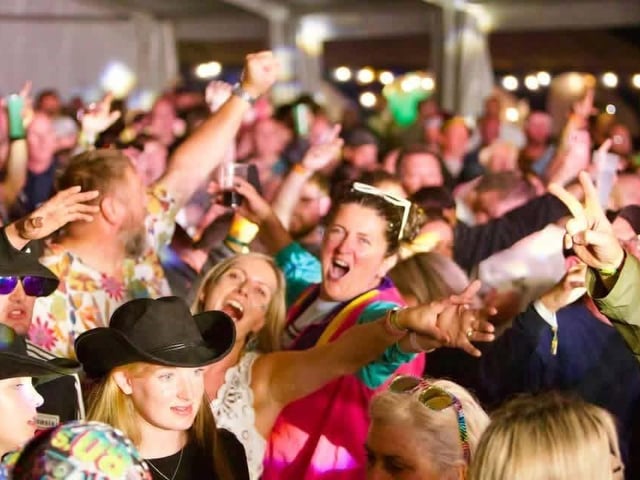 Enjoying the music