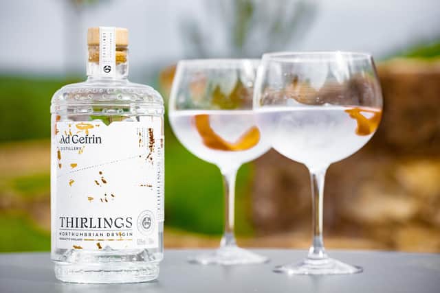 Ad Gefrin's new Thirlings Dry Gin. Image: Sally Ann Norman