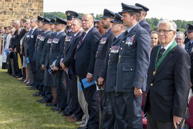 A parade was held at Alnwick Castle to celebrate the 19 Squadron and 20 Squadron numberplates being awarded.
