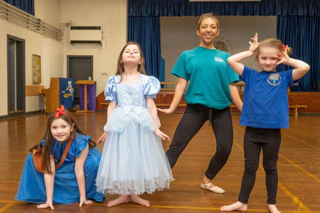 Northern Ballet's Kim Hardy turned pupils into all sorts of creatures during the workshops.