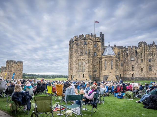 Mamma Mia at Alnwick Castle.