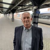Northumberland County Council leader Glen Sanderson at Newcastle Central Station.