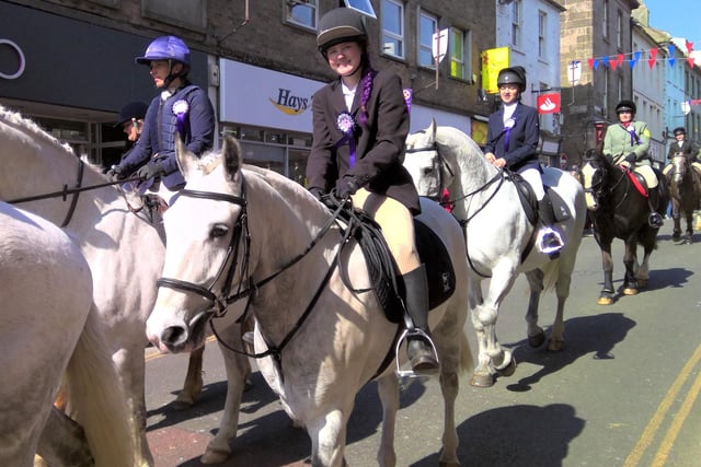 Setting off for the Riding of the Bounds. Picture by Margaret Shaw.