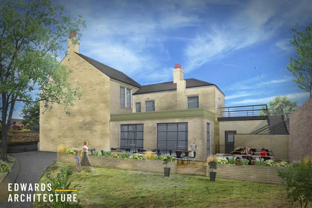 A design image for The Courtyard in Pegswood.