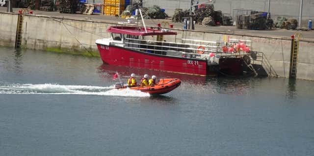 The inshore lifeboat RNLB Grace Darling.