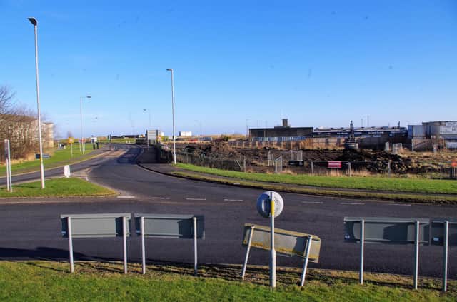 The section of Links Road where the temporary one-way system will be in place.
