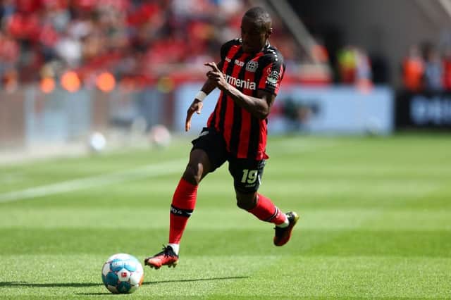 Moussa Diaby of Bayer 04 Leverkusen could be a 'game changer' for Newcastle United this summer (Photo by Dean Mouhtaropoulos/Getty Images)